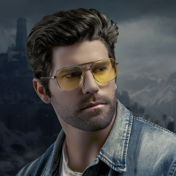 Gunnar The Witcher: White Wolf Steel/Umber (Amber Lens Tint) Gunnar The Witcher: White Wolf Steel/Umber (Amber Lens Tint)